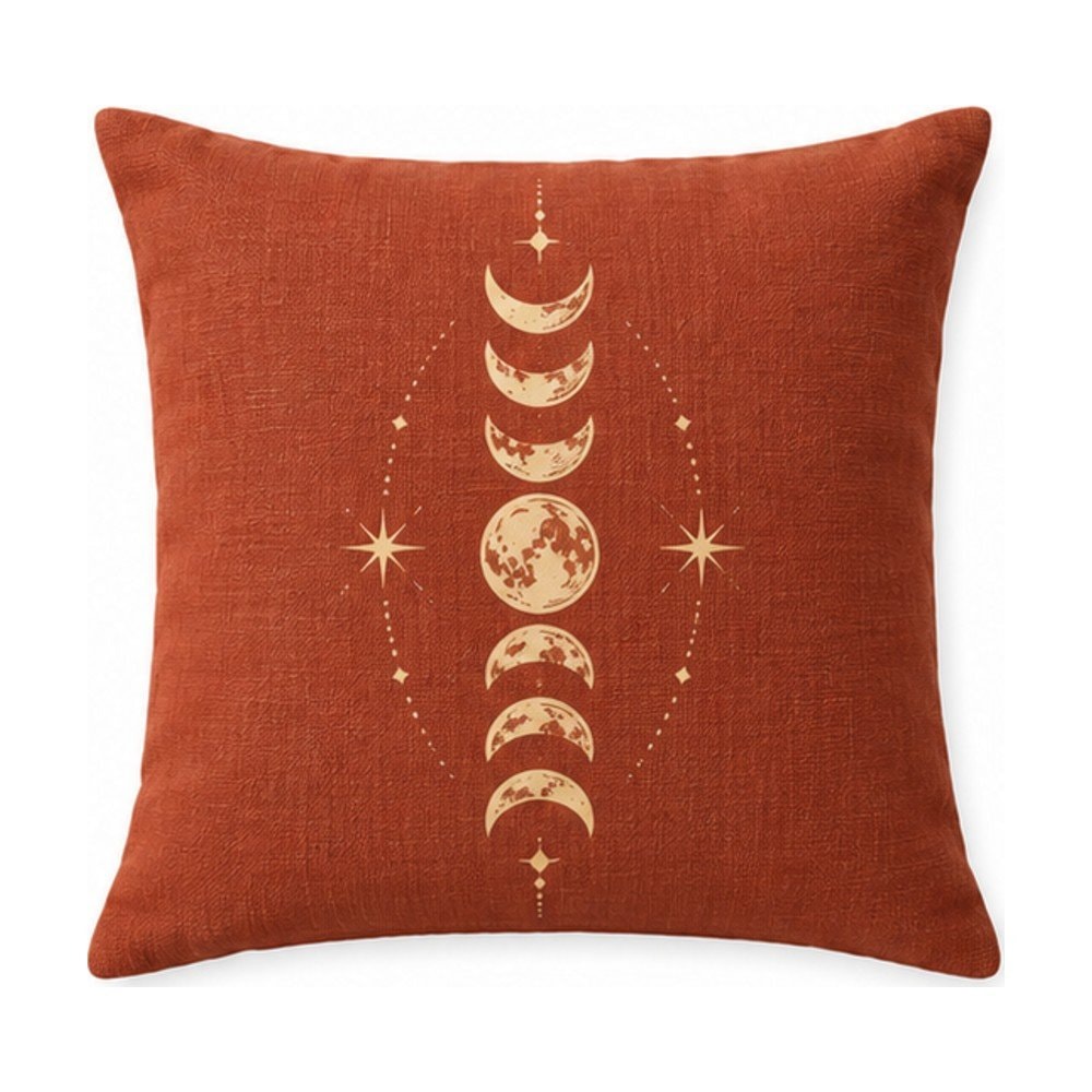 Moon Phase Column Pillow Cover